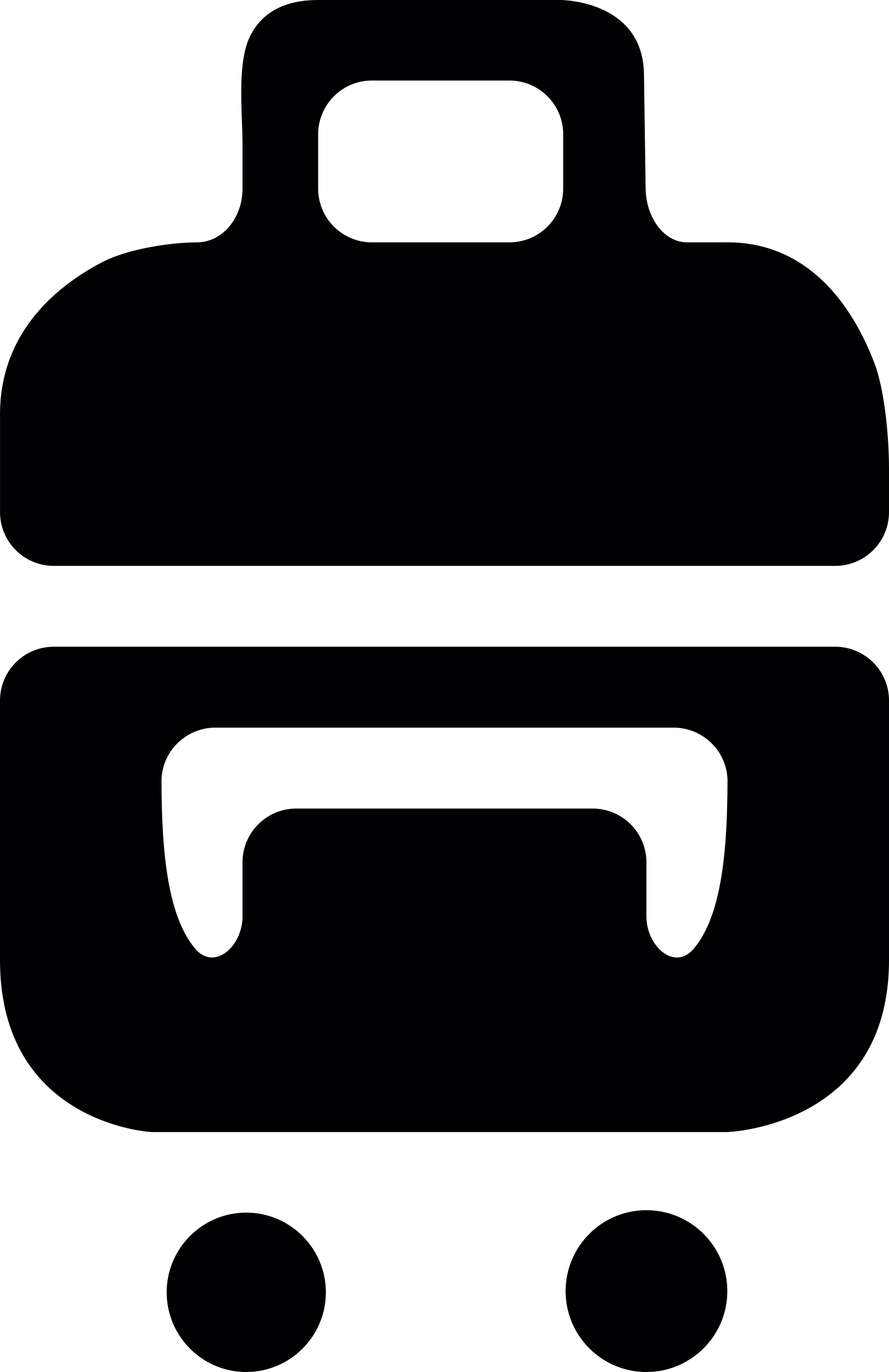 Bag Stroller Outline Icon Svg Set Free Vectors